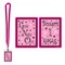 Party Central Pack of 12 Pink and Black Girls Night Out Party Pass Lanyards with Cardholder 25"